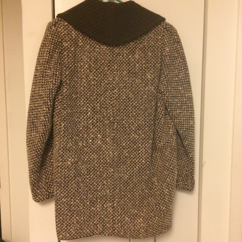 Vintage Double Breasted Coat w/ Sweater Collar - Picture 7 of 15